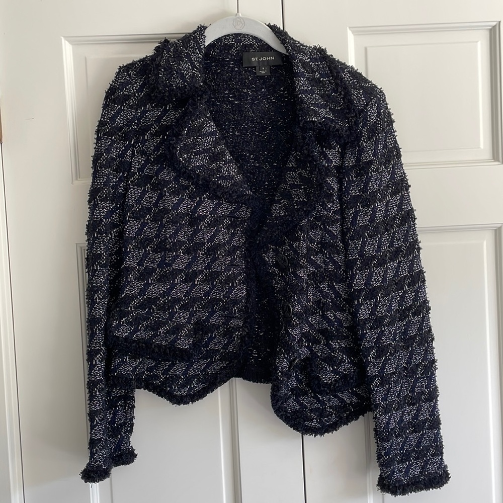 St John navy blue jacket